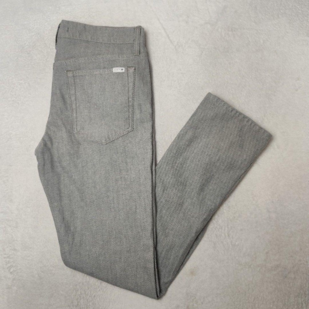 Joe's Jeans Womens 33x33 Gray Beach‎ Straight Relaxed Light Elizabeth Mid Rise